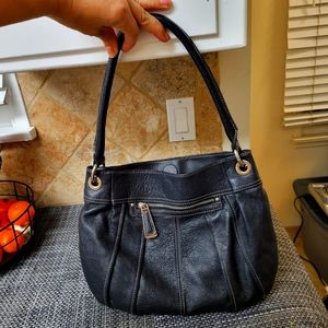 Tignanello leather black purse